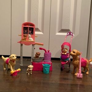 Barbie Doggy Walk and Wash Set